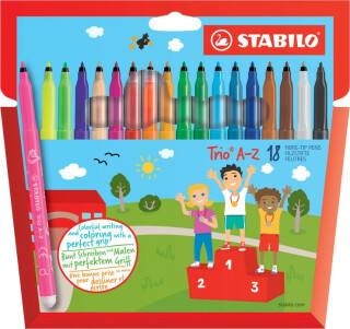Fixy STABILO Trio A-Z 18 ks - 