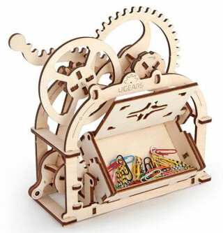 Dřevěný mechanický model Pokladnička - 