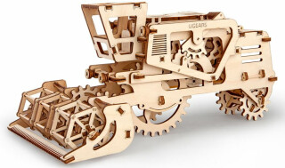 Dřevěný mechanický model Kombajn - 