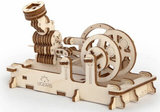 Dřevěný mechanický model Motor - 