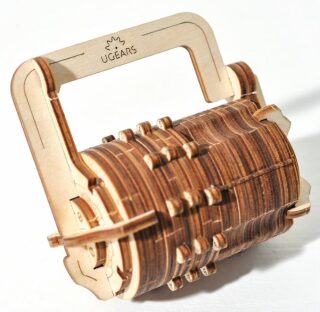 Dřevěný mechanický model Kombinační zámek - 