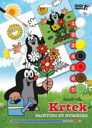 Krtek - Malování dle čísel A4 - neuveden