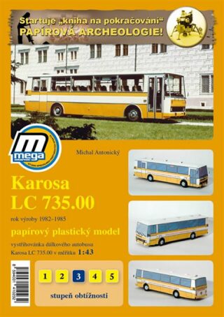 Karosa LC 735.00 rok výroby 1982 - 1985 /papírový model - Michal Antonický