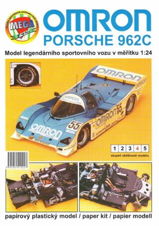 Omron: Porsche 962C 1:24/ papírový mode - Michal Antonický