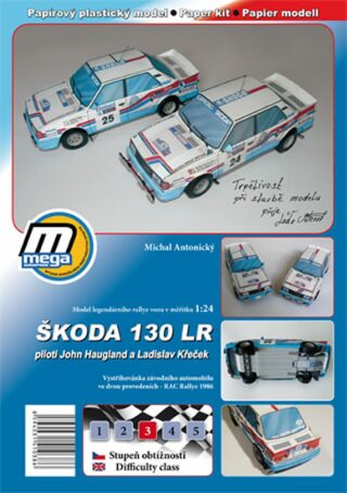 Škoda 130 LR/papírový model - Michal Antonický