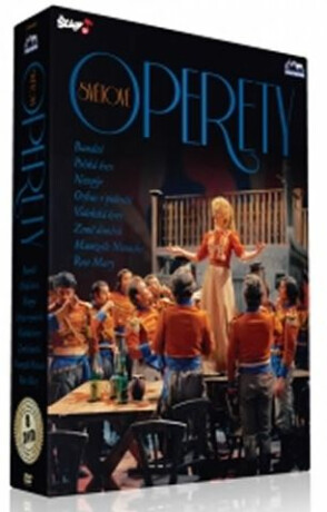 Slavné světové operety - 8 DVD (poškozené) - neuveden