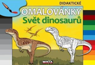 Svět dinosaurů - didaktické omalovánky - neuveden