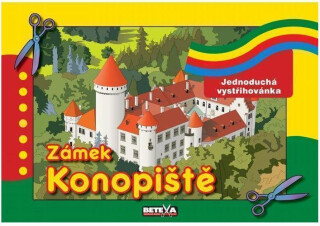 Zámek Konopiště - Jednoduchá vystřihovánka - neuveden