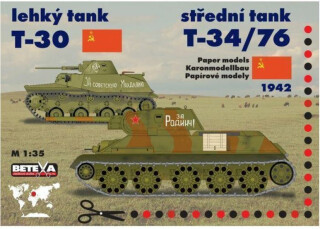 Tanky T-30 a T-34/75 - 
