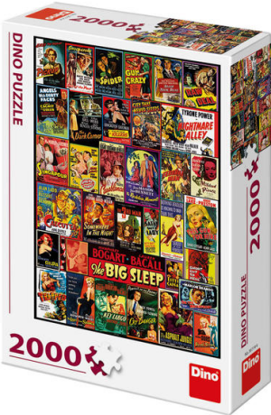 Filmové plakáty - puzzle 2000 dílků - neuveden