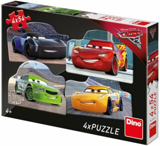 Puzzle Cars 3: Rivalové - 4x54 dílků - neuveden