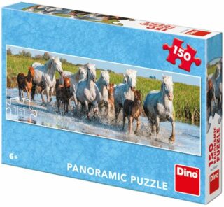 Panoramatické puzzle: Camargští koně 150 dílků - neuveden