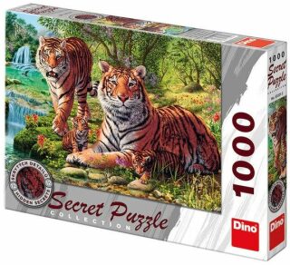 Secret collection puzzle: Tygři 1000 dílků - neuveden