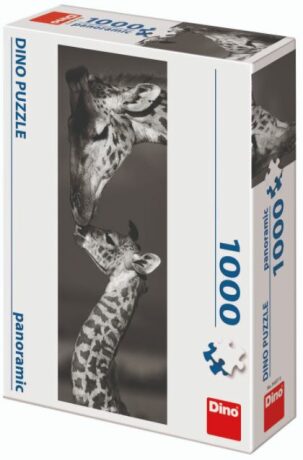 Panoramatické puzzle: Žirafy 1000 dílků - neuveden