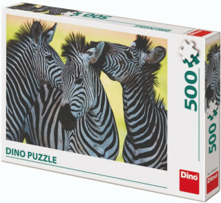 Tři zebry: puzzle 500 dílků - neuveden