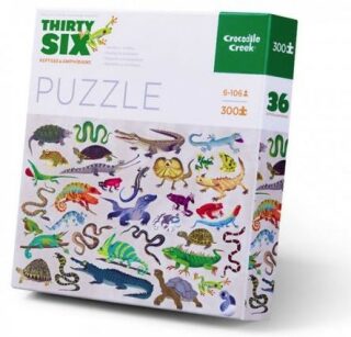Puzzle: Thirty six - Reptiles&Amphibians/Plazi a obojživelníci (300 dílků) - neuveden
