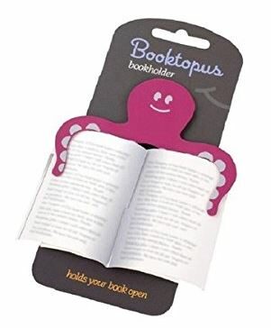 Držák na knihu - chobotnice - růžový - 