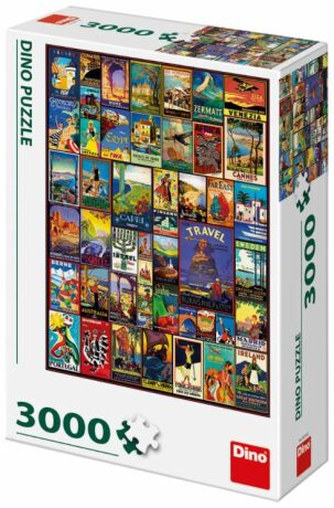 Plakáty z cest - puzzle 3000 dílků - neuveden