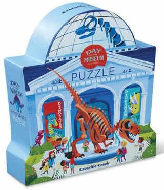 Puzzle: Den v muzeu - Dinosauři 48 dílků - neuveden