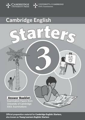 Cambridge English Starters 3 Answer Booklet - kolektiv autorů