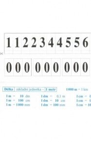 Hra pro tvoření čísel - Nuly a číslice - 