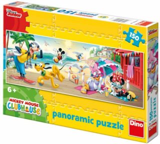 Panoramatické puzzle Mickeyho letní radovánky - 150 dílků - Walt Disney