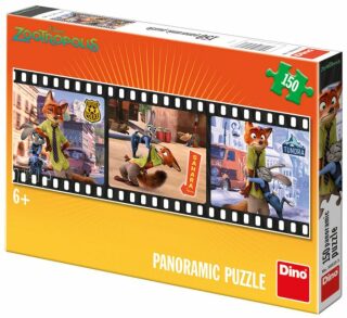 Panoramatické puzzle Zootropolis - 150 dílků - Walt Disney