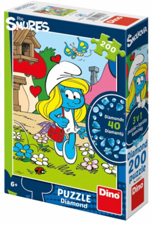 Šmoulinka - Diamond puzzle - 200 dílků - Peyo