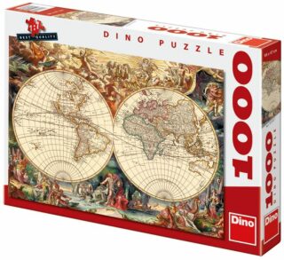 Puzzle Historická mapa - 1000 dílků - neuveden