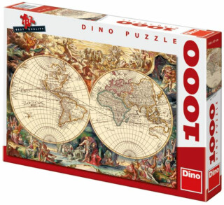 Puzzle Historická mapa - 1000 dílků - neuveden