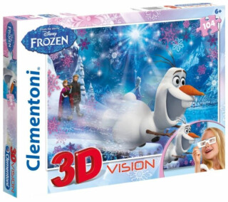 3D puzzle Ledové království - 104 dílků  - 