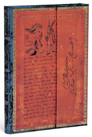 Zápisník Paperblanks - Embellished Manuscripts - Lewis Carroll, Alice in Wonderland - midi, linkovaný - 