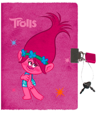 Zápisník se zámkem Trolls - 