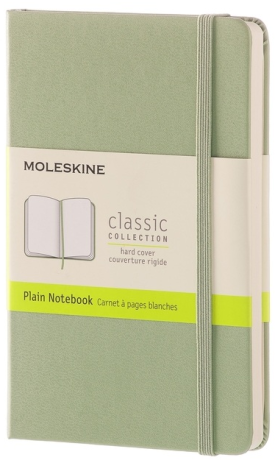 Moleskine - zápisník tvrdý, čistý, zelený S - neuveden
