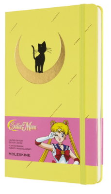 Moleskine Sailor Moon zápisník Luna Cat L, čistý - neuveden