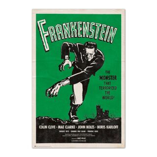 Plakát 61x91,5cm – Frankenstein - 