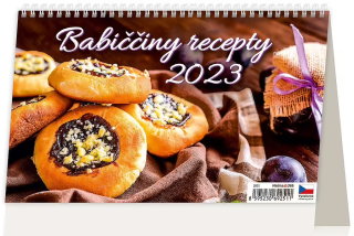 Babiččiny recepty 2023 - stolní kalendář - neuveden