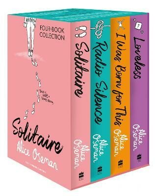 Alice Oseman Four-Book Collection Box Set (Solitaire, Radio Silence, I Was Born For This, Loveless) - Alice Osemanová