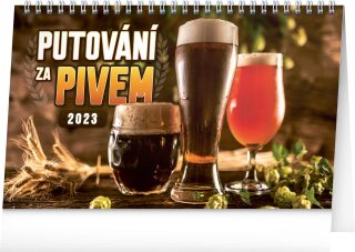Stolní kalendář Putování za pivem 2023 - neuveden