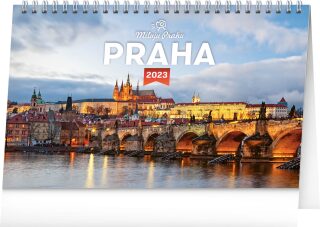 Stolní kalendář Praha - Miluju Prahu 2023 - neuveden