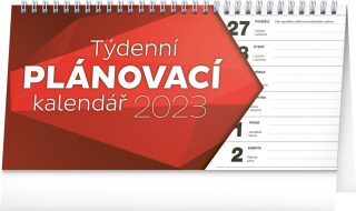 Stolní kalendář Plánovací řádkový 2023 - neuveden