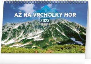 Stolní kalendář Až na vrcholky hor 2023 - neuveden