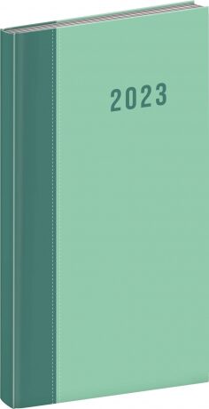 Kapesní diář Cambio 2023, zelený - neuveden
