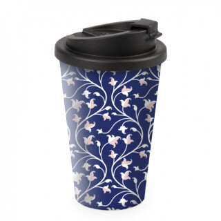 Termohrnek - Modré květiny - 