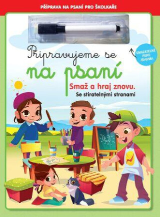 Pripravujeme se na psani - Smaž a hraj znovu, se stíratelnými stranami (poškozené) - neuveden