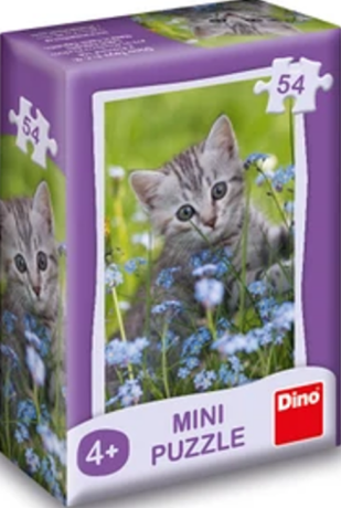 Puzzle Zvířátka 54 dílků minipuzzle (mix) - 