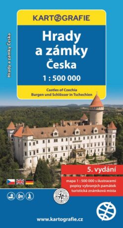 Hrady a zámky Česka 1:500 000 - neuveden