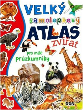 Velký samolepkový atlas zvířat pro malé (poškozená) - neuveden