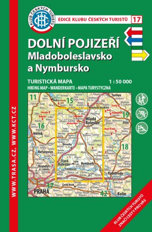 KČT 17 Dolní Pojizeří, Mladoboleslavsko a Nymbursko 1:50 000 - Zdeněk Štipl