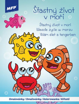 Omalovánky MFP A4 Šťastný život v moři  210x276mm/16 - 